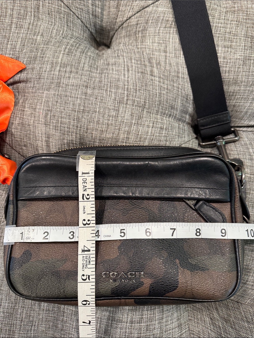 Coach Bag Graham Signature Camo Camouflage Black Crossbody - Picture 17 of 17